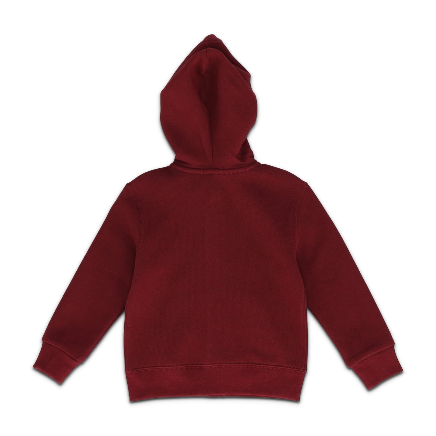 Kid Logo Fleece Full Zip Red Hoodie