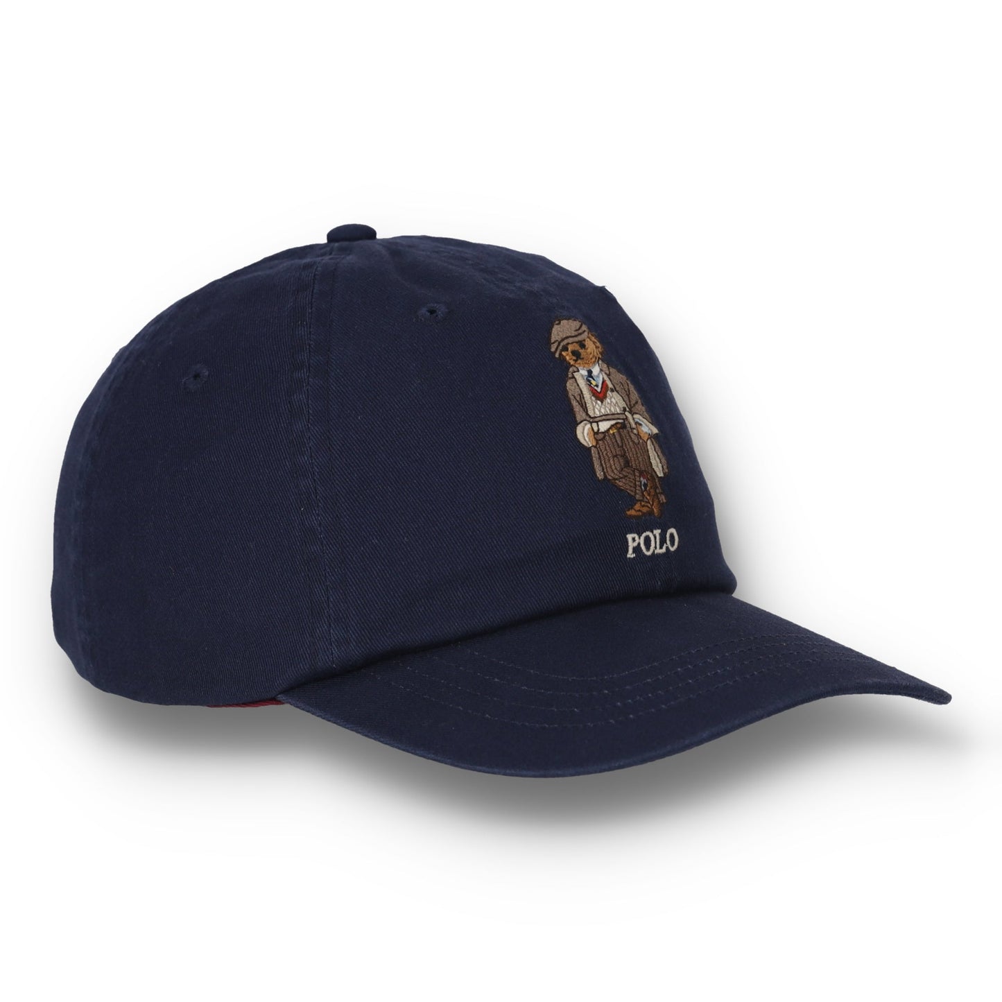 Polo Bear Twill Ball Navy Cap