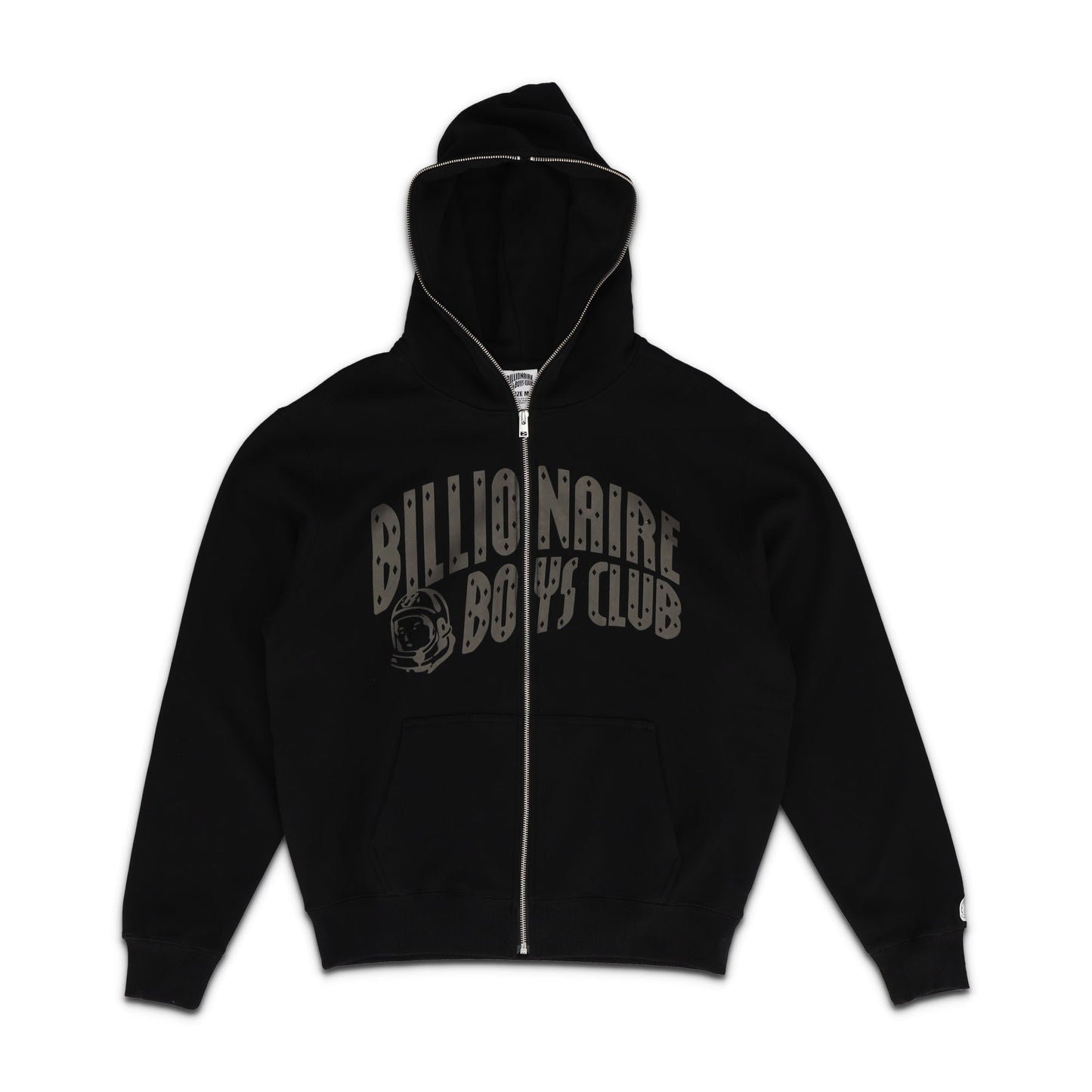 BB Curve Zip Black Hoodie
