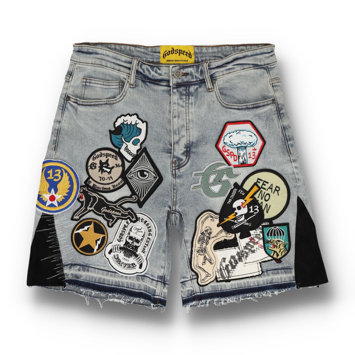 Patchwork Denim V2 Shorts