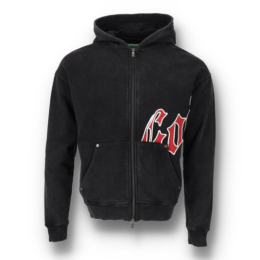 OG Logo Sweatsuit V2 Black Red Full Zip