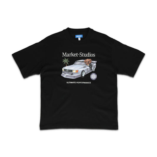 Des Bear Black Tee